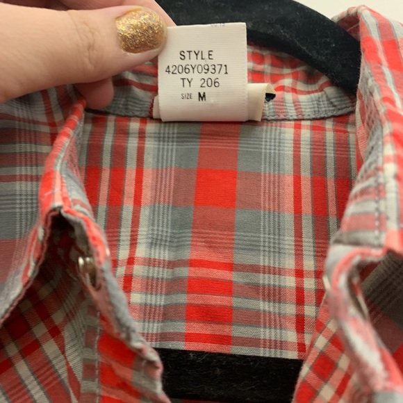 Todd Oldham Tartan Plaid Western Button Down - Picture 4 of 6